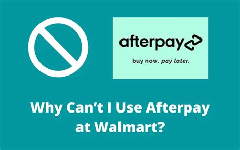 does walmart accept afterpay.